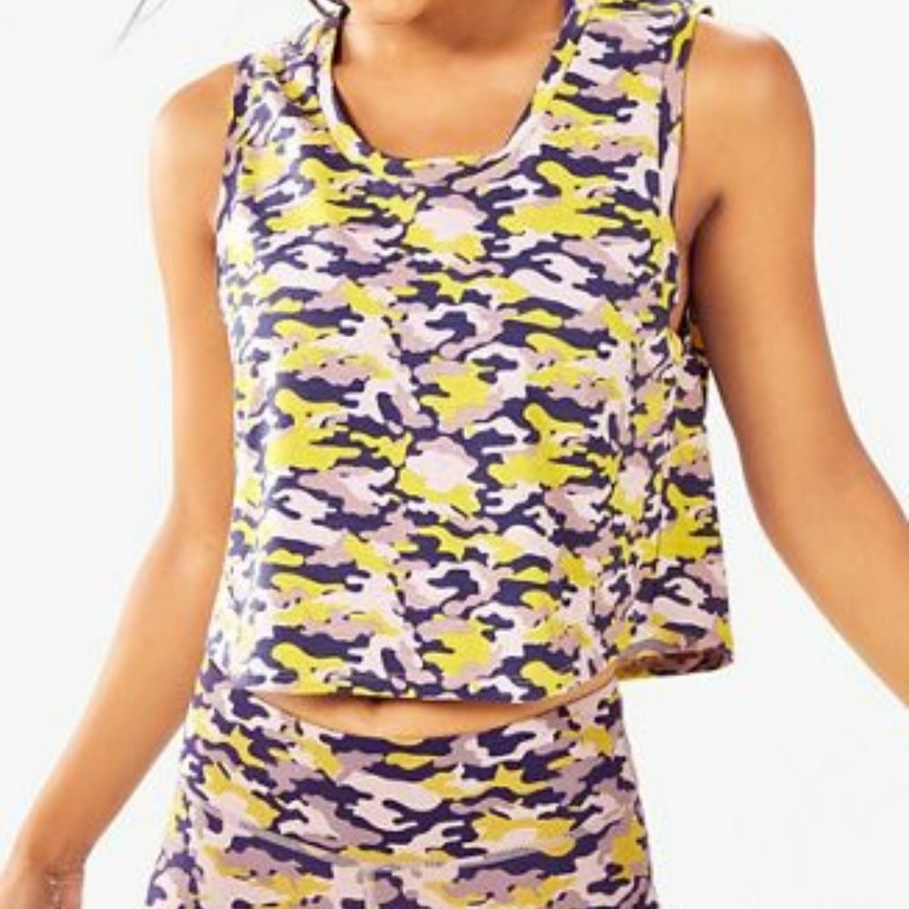Fabletics- Janis Cropped Muscle Tank